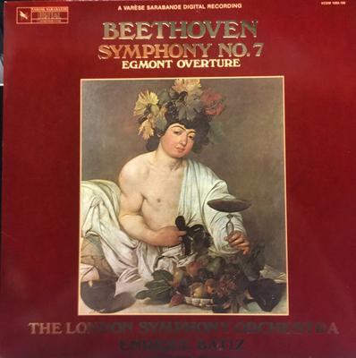 LP-пластинка БЕТХОВЕН, ЛОНДОНСКИЙ СИМФОНИЧЕСКИЙ ОРКЕСТР - Симфония №. 7, Увертюра «Эгмонт» VCDM1000160 VARESE SARABAND 1982 США Классика Б/У