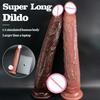 13,3-дюймовый супердлинный дилдо в виде пениса, реалистичный мягкий дилдо на присоске, анальные секс-игрушки для мужчин и женщин, мастурбатор, огромный фаллос