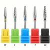 1/5pcs Tungsten Carbide Cone-Shaped Nail Drill Bit - High-Precision Cuticle Remover for Electric Nail File and Cuticle Cleaning Tools
