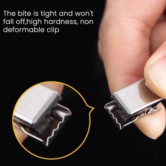 20 шт. Крючки-клипсы из нержавеющей стали, Устойчивые к ржавчине, Устойчивые к атмосферным воздействиям, Многоцелевые, Вешалки для штор, гирлянд, S-образные крючки