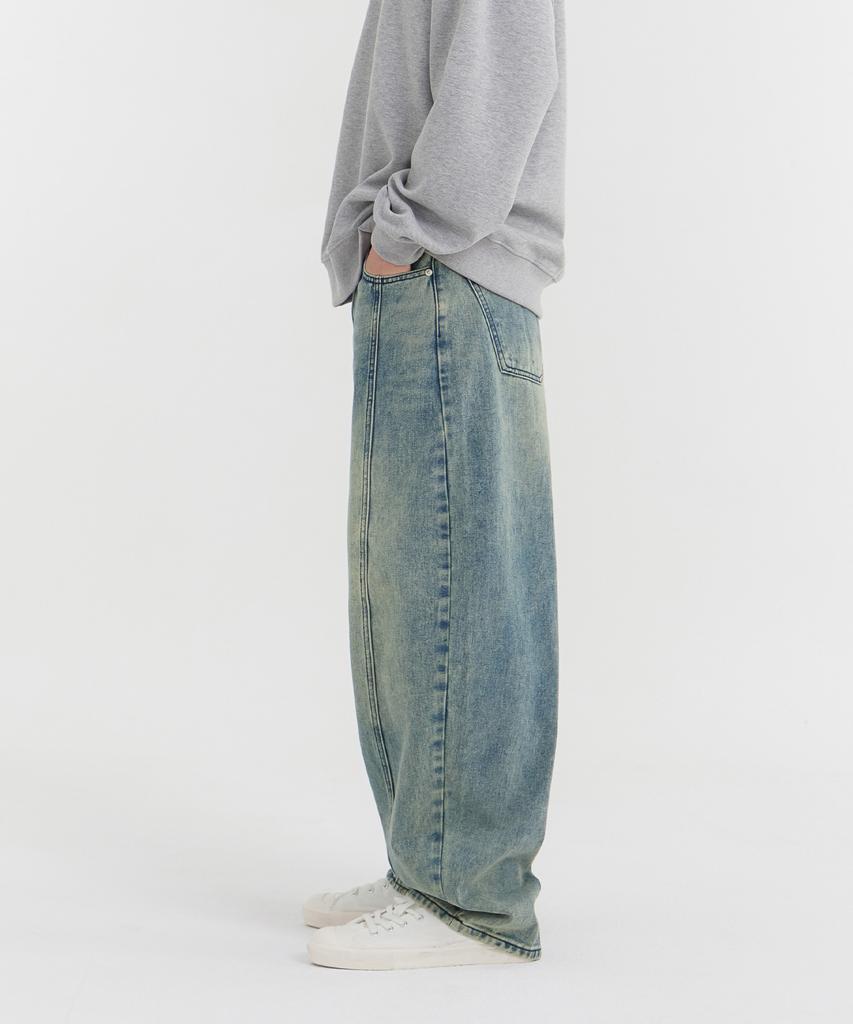Джинсы Akeusi Craft Centerline Свободного кроя Широкие Джинсовые Брюки (Светлый оттенок)