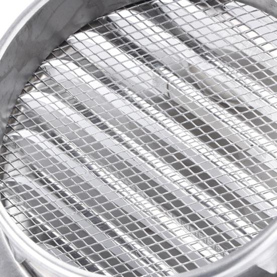 Вентиляционная крышка, водонепроницаемая, с гладкими краями, многофункциональная круглая жалюзи из нержавеющей стали, настенная вентиляционная решетка, крышка для дома, ресторана, рынка