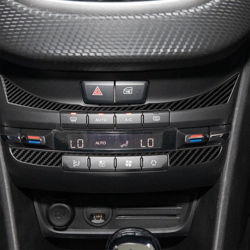 Fits 2014-2018 Peugeot 2008/208 AC Switch Sequin Sticker