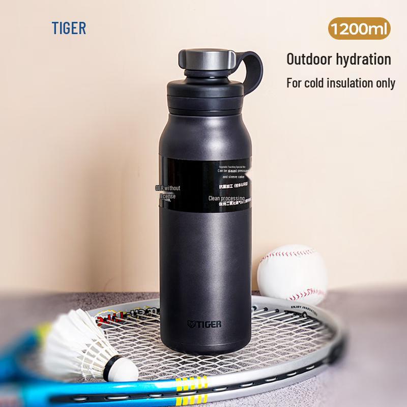 TIGER Portable Vacuum Insulated Sports Bottle 1200ml