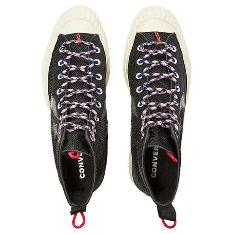 Converse Повседневный комфорт Высокие парусиновые унисекс черные