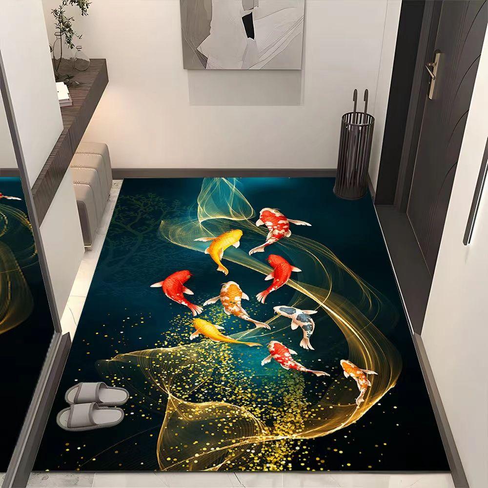 Современный противоскользящий дверной небольшой коврик, ковер, ковер для ванной, кухни, сада для дома, уличного внутреннего декора