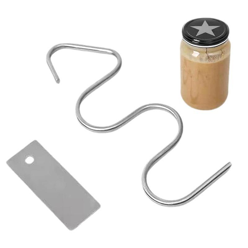 Food-Grade Stainless Steel Peanut Butter Mixer, Jam Butter Stirrer, Effortless Kitchen Gadget, Rust-Resistant