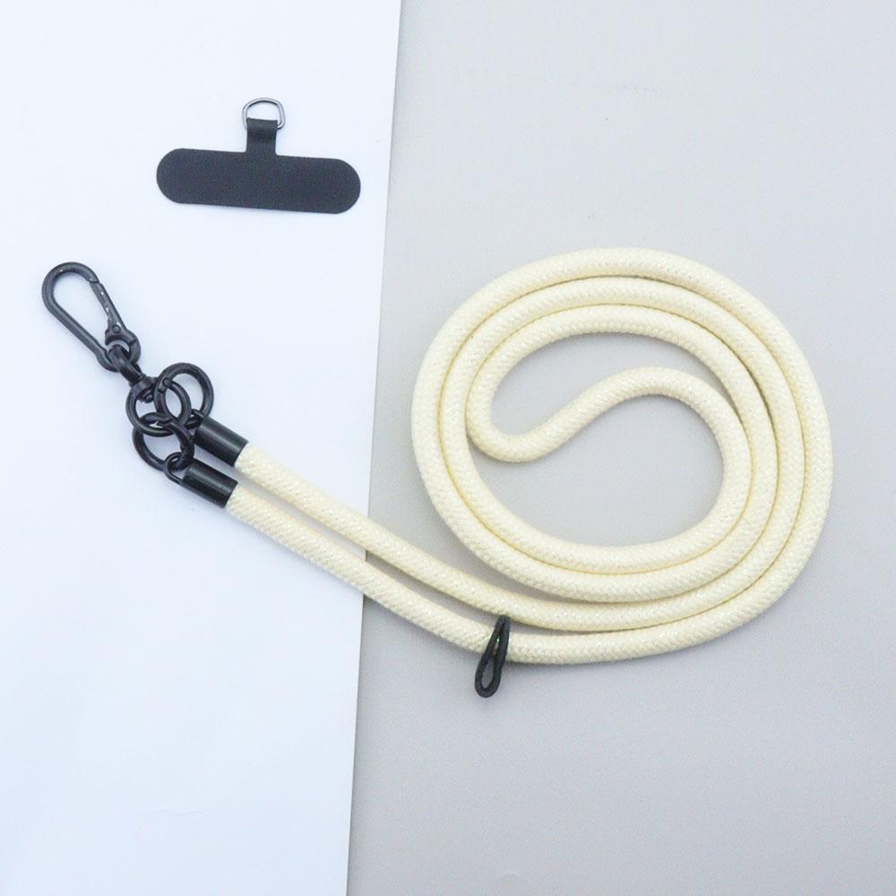 Simple Wind Handmade Mobile Phone Lanyard Thick Rope Bag Mobile Phone Camera Lanyard Accessories Removable Diagonal Lanyard