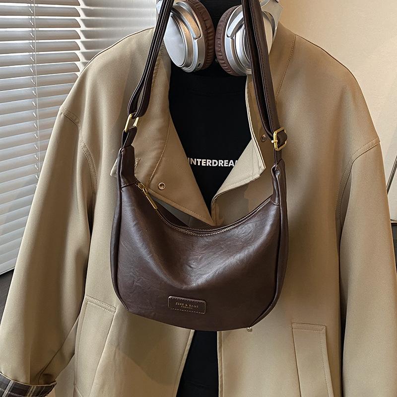 Сумка кроссбоди женская сумка 2025 новая трендовая высококлассная ретро-сумка женская сумка на плечо большая вместительность дорожная сумка-пельмень