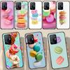 Macarons Cake Dessert Cute For POCO X5 X3 F5 Pro X4 F4 GT M5s C40 F3 Case For Xiaomi 13 Lite 12 11T 12T Pro 12X Cover