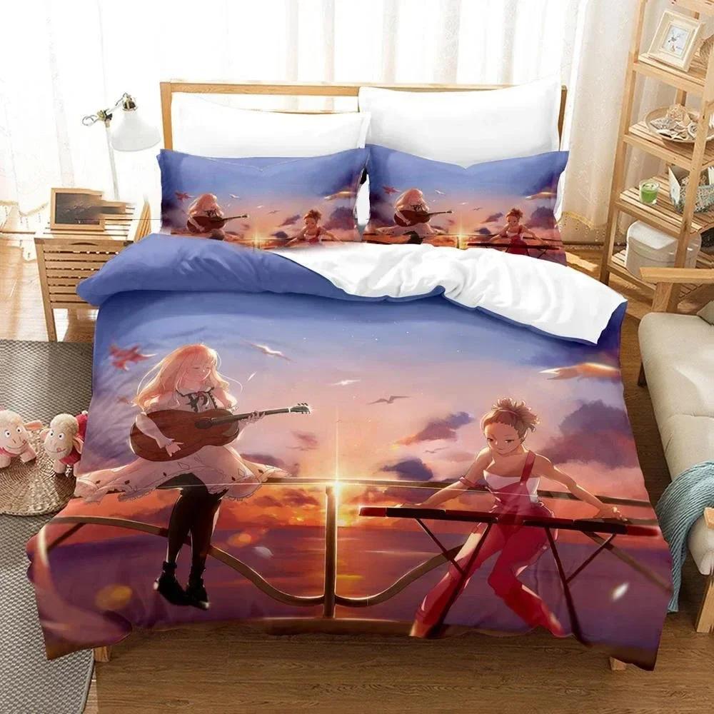 3D Комплект постельного белья Carole & Tuesday Напечатанный Комплект постельного белья С наволочкой Постельное Мягкое Пододеяльник Мягкий Односпальный Двуспальный Квин Супер Кинг-размера Размеры