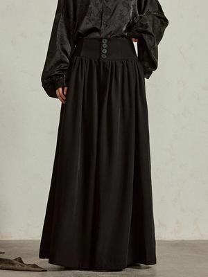 Однотонные новые широкие брюки в китайском стиле ZYY1042