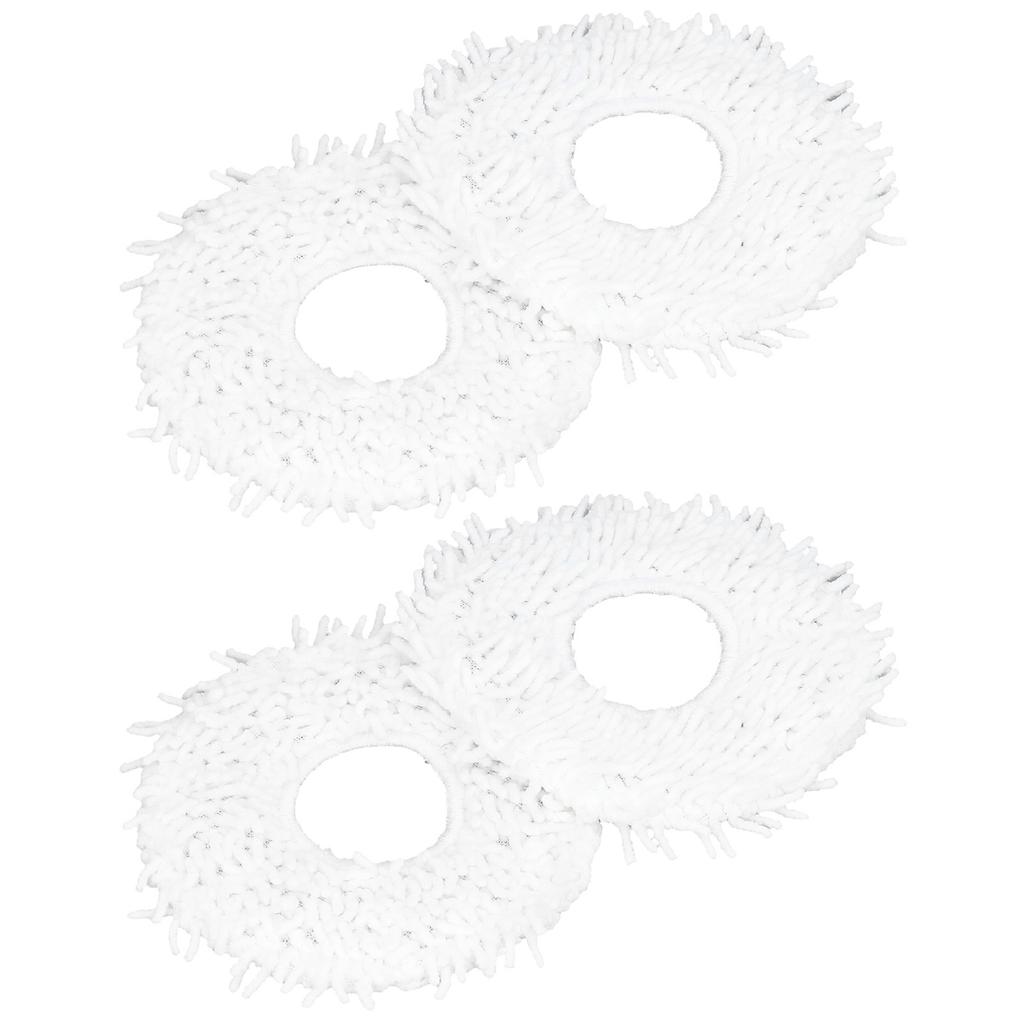 4 шт. Сменная швабра для подметальной машины, тряпка для мытья полов, накладка для швабры, нетканый материал для робота-подметальщика N9+