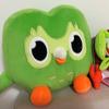 Зеленая плюшевая игрушка Duolingo Owl Duo Plushie Of Duo The Owl Cartoon Anime Owl Doll Soft Animal Toy Children Birthday Gift