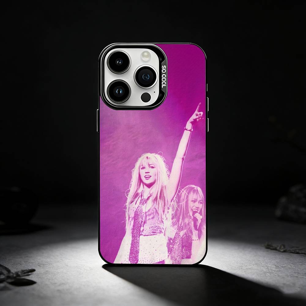 Смешной чехол для телефона H-HannahS M-Montana для iPhone 17,16,15,14,13,12,11 Plus,Pro Max,XS,Цветной серебристый чехол для телефона