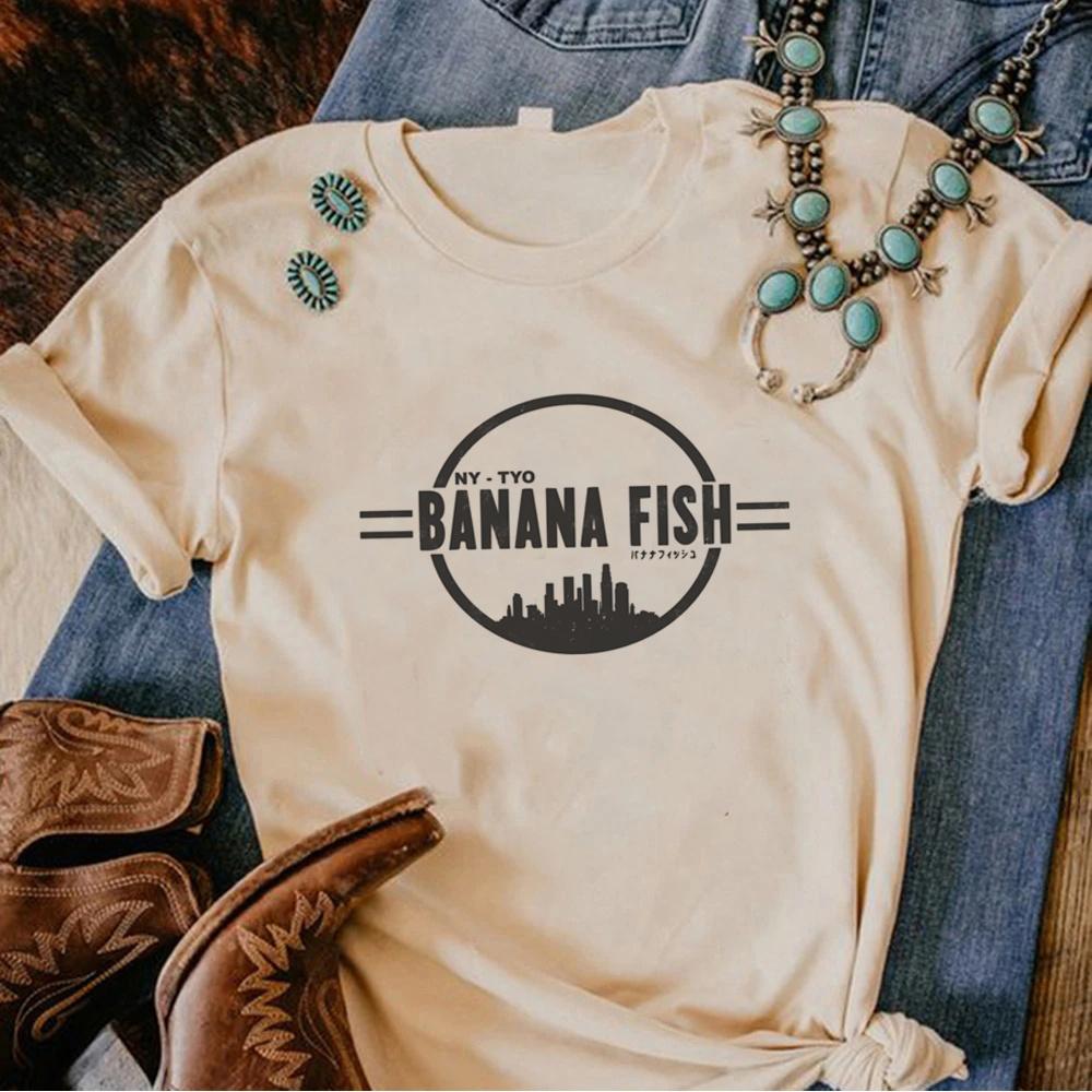 Футболка Banana Fish женская графическая футболка женская смешная одежда аниме манга