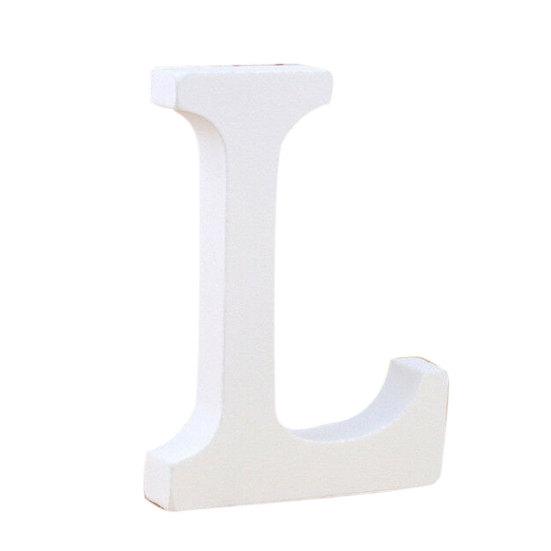 Puntos деревянные английские буквы алфавита символ орнамент свадьба DIY украшение