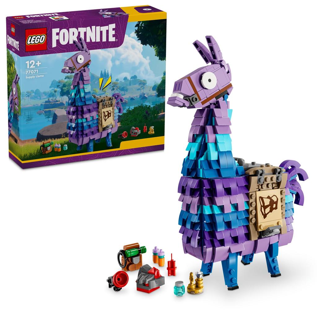 LEGO Fortnite Supply Llama Toy Birthday Present Block Boys Girls Children 12 Years Old 13 Years Old 14 Years Old Elementary School Game Animal