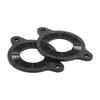 TUCKBOLD Speaker Spacer Ring Midrange Speaker Spacer Adapter for Toyota Waterproof Speaker Subwoofer Mount Spacer Racket Ring Black 2pcs
