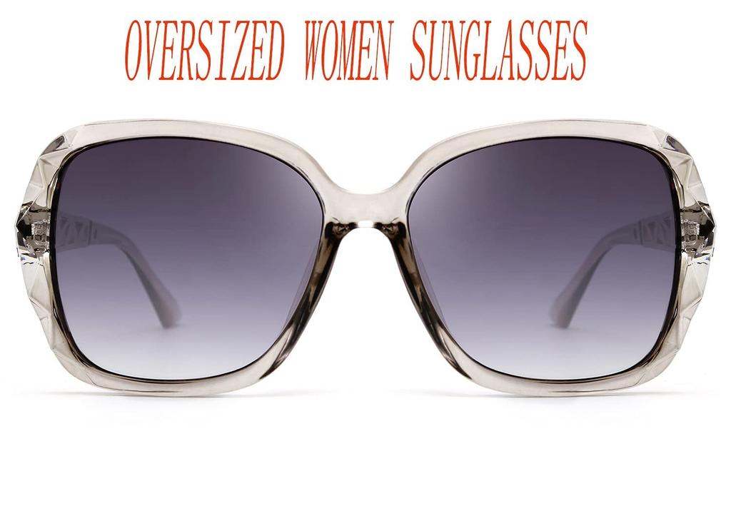 UV Fashionable UV For B2289 [FEISEDY] Women's Sunglasses, Polarized, Protection, Sunglasses, Protection, Sports, UV400, Lightweight, Driving, Large,