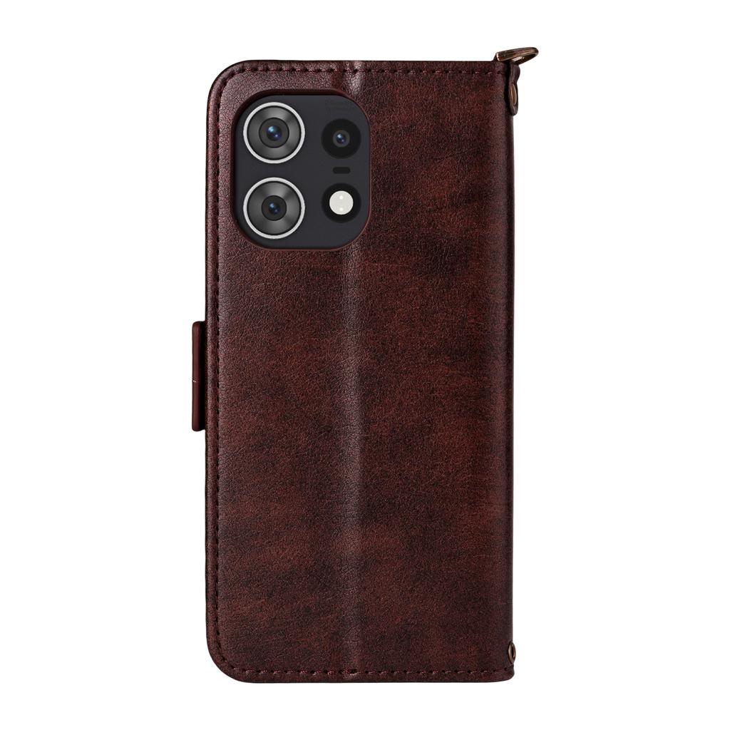 Кожаный чехол для Motorola Edge 50 Pro 5G с магнитной застежкой, кошелек-подставка, чехол для телефона с ремешком через плечо