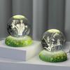 Деревенское ремесло из смолы 3D хрустальный шар ночник украшение