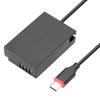 LP-E17 Replacement Dummy Battery Power Supply Adapter for DC Coupler Charger Kit for 77D 200D 750D 760D 800D 850D M3 Cam