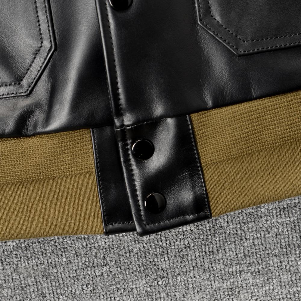 MA1 Летный Костюм Куртка из Коровьей Кожи Настоящая Кожаная Куртка Для Мужчин Бомбер Весна Осень