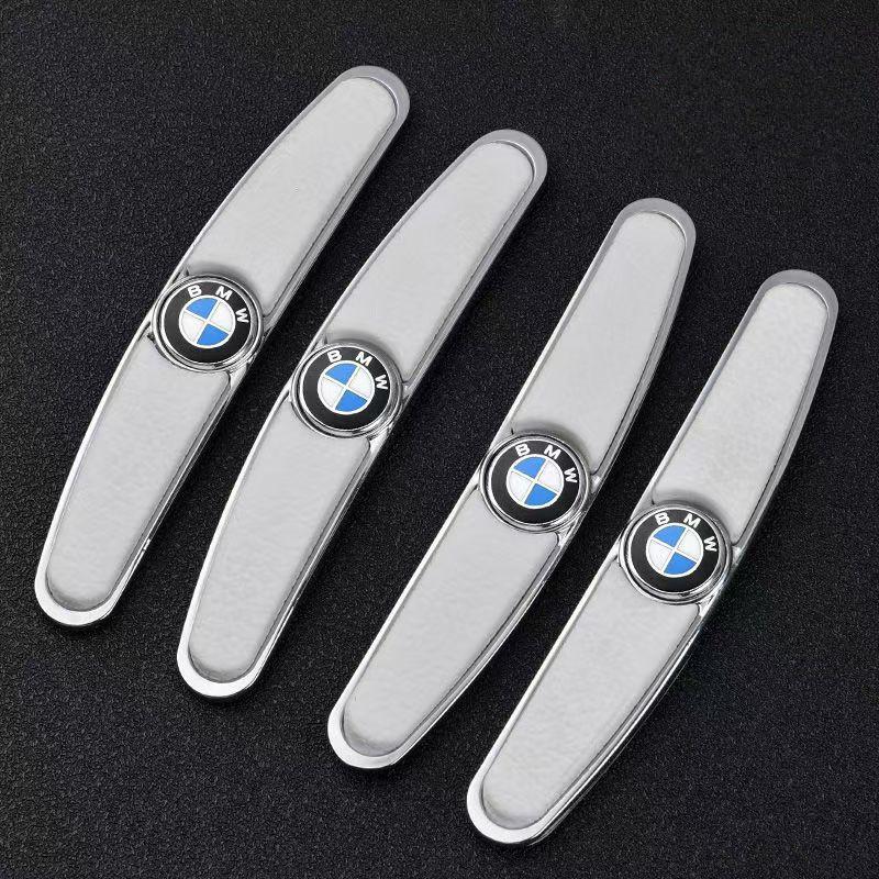 zmdpw1 4pcs Rubber Bumper Strip Car Door Anti-Collision Emblem Sticker for MINI BMW X1 X2 X3 X5 X4 X6 X7 G30 G20 G32 G11 G12 F40 F30