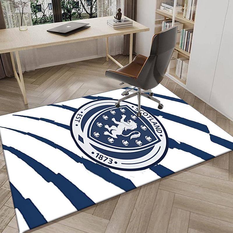 Scotland's Lion Rampant Emblem Area Rug Office rug, Chair Rug, Decor Carpet Livingroom bedroom Mat, Large Size Fan gifts Christmas gifts