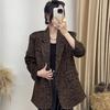 Женский Весенний Осенний Пиджак С Длинным Рукавом Костюмная Куртка Женская Повседневная Офисная Верхняя Одежда Женские Топы