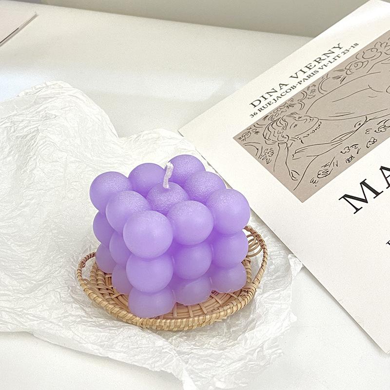 Стиль Инс Креативная Свеча Рубика в Форме Пузыря Домашнее Простое Ароматическое Украшение