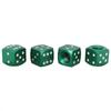 4Pcs/Lot Aluminum Alloy Car-styling AUTO Dice Dust Valve Caps Car Motorcycles Electric Cars Tire Valve Dust Cap Valve Stems 1