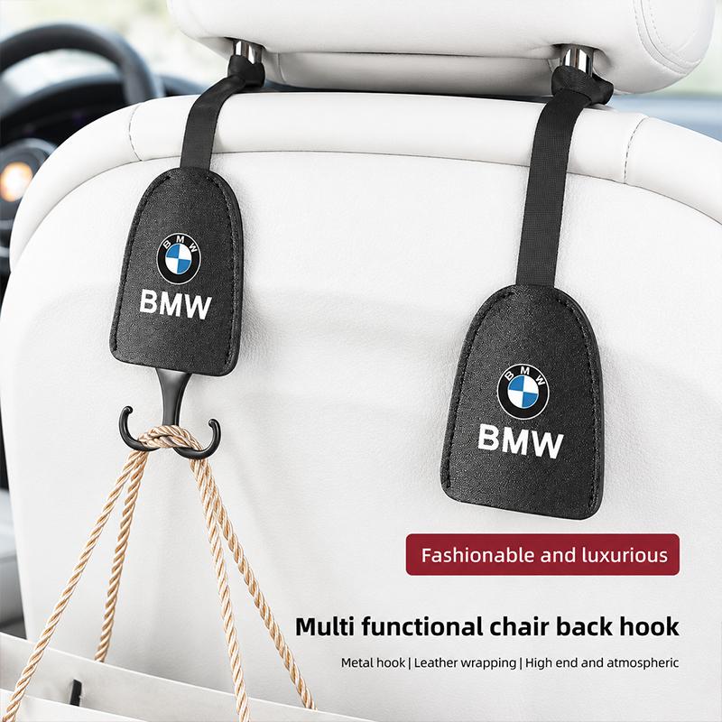 BJYM4 1PCS Car Seat Headrest Hook Hanger Storage Organizer Universal For BMW E46 E60 E90 E39 E87 E36 E92 E70 E91 X3 X5 X1 X2 X4 X6 X7