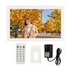 Digital Photo Frame Plastic 18.5 In 100‑240V 1080P Remote Control Photo Frame for Bedroom Living