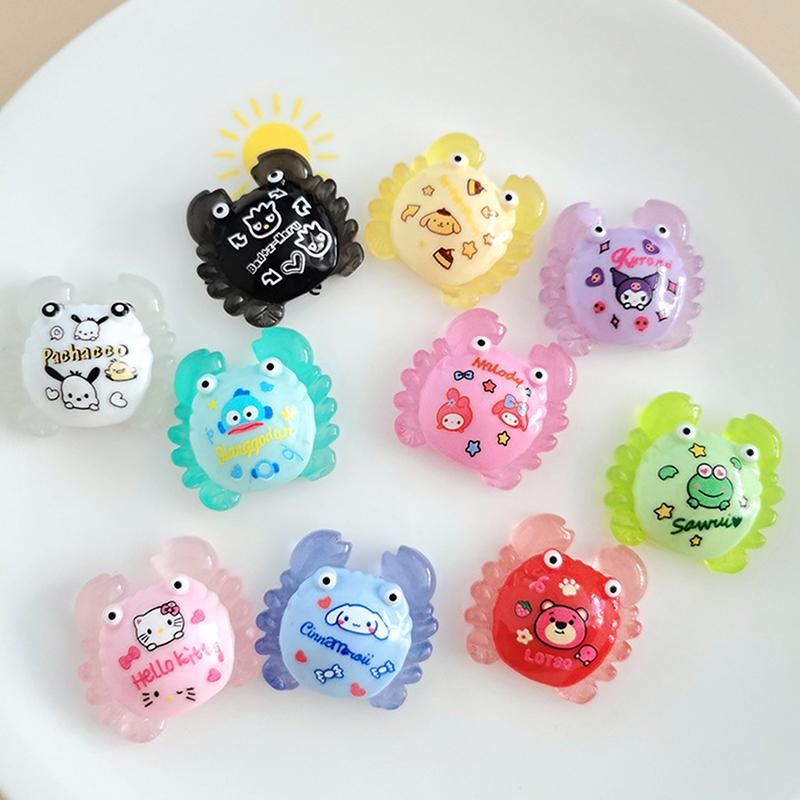 10Pcs Mini Luminous Turtle Home Decor Micro Landscaping Resin Craft Small Fish Tank Turtle Garden Miniatures Ornaments Decoratio