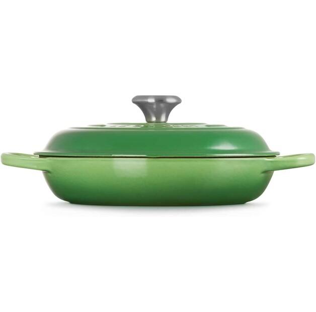 Кастрюля Le Creuset, чугун, круглая, 26 см, 2,2 л, зелёный бамбук (21180264082430)