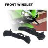 ZX-6R Motorcycle Front Lip Spoiler Wing Fairing Front Small Wing Motorcycle Spoiler Fit Front Fairing Winglet (BRIGHT GREEN)