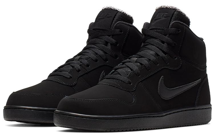 Nike Ebernon Mid Se Тройной Черный AQ8125-003