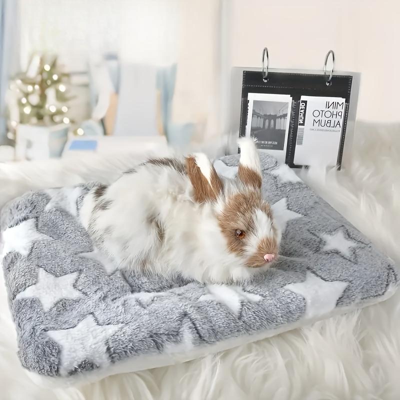 Appker 1 шт. Удобный плюшевый коврик для питомца, Универсальный для всех сезонов, Машинная стирка, Можно использовать как накидку или подушку, Подходит для маленьких питомцев