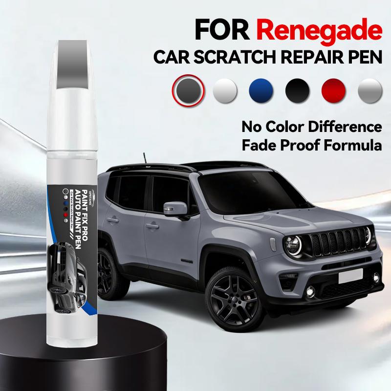 Для Jeep Renegade 2014-2025 BU Ремонтный маркер для краски Подкраска Удаление царапин Сделай сам Автоаксессуары Черный Белый Желтый Оранжевый Фиолетовый