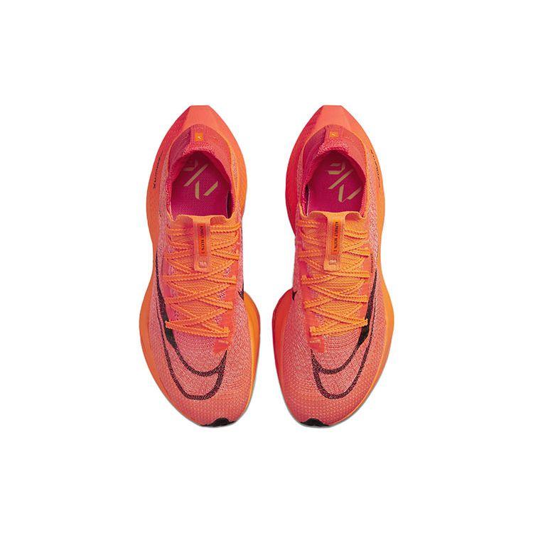 Nike Air Zoom Alphafly NEXT% 2 Total Orange Женские кроссовки Ярко-малиновые Призрачно-зеленые Черные DN3559-800