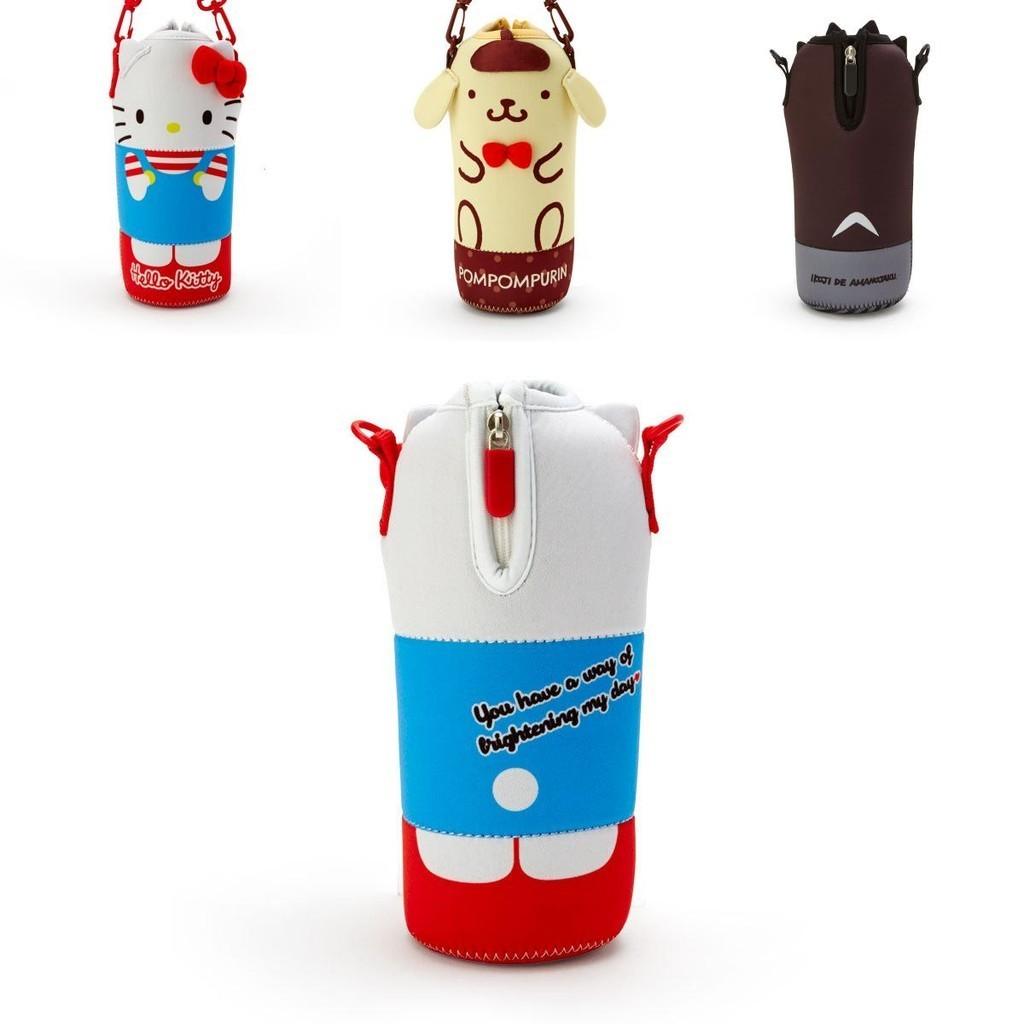 Держатель для бутылки с водой Cinnamoroll Kuromi Pomm Purin с регулируемым плечевым ремнем, износостойкий, мультяшный дизайн