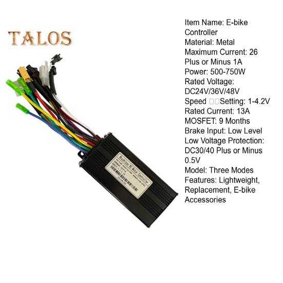 24/36/48 В 500/750 Вт 26 А Контроллер для электровелосипеда 3 режима Регулируемый бесщеточный мотор для электроскутера Велосипед Регулятор скорости Аксессуары для электровелосипеда