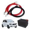 Шт. 5AWG красный + черный чистый медный инверторный кабель для аккумулятора, инверторные кабели для аккумулятора с наконечниками на обоих концах для автомобильных лодок