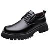 Мужские туфли дерби Классические Повседневные Деловые Толстая подошва Большая головка Свадебные Мужские Формальные туфли