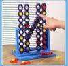 3D Rotating Four-in-a-Row Interactive Toy for Kindergarten Students