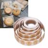 Round Shape Round Label Stickers Kraft Material Seal Labels Kraft Paper Stickers  Envelope Sealing