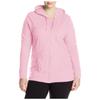 Women's Casual Solid Color Long Sleeve Loose Full Zip-Jersey Hoodie Tops Plus