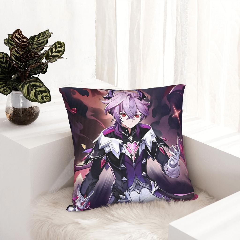 Genshin Impact Durin Game Pillowcase Printing Polyester Cushion Cover Decorations Pillow Case Cover Living Room Zippered 40X40Cm